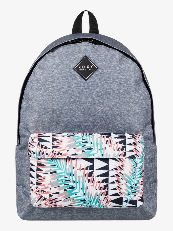 roxy, Sugar Baby 16L - Mittelgroßer Rucksack für Frauen, BRIGHT WHITE GEO PALMS (wbb6) 0 Sugar Baby 16L - Mittelgroßer Rucksack für Frauen Weiss ERJBP03958 Roxy