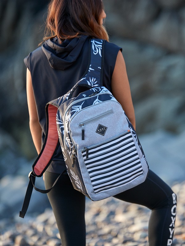 roxy, Here You Are 23.5L - Mittelgroßer Rucksack für Frauen, TRUE BLACK FULL BICOLYS (xkww) 0 Here You Are 23.5L - Mittelgroßer Rucksack für Frauen Mehrfarbig ERJBP03961 Roxy
