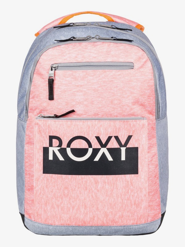 roxy, Here You Are Colorblock 23.5L - Medium Backpack, HERITAGE HEATHER AX (xkks) 0 Here You Are Colorblock 23.5L - Medium Backpack Black ERJBP03962 Roxy