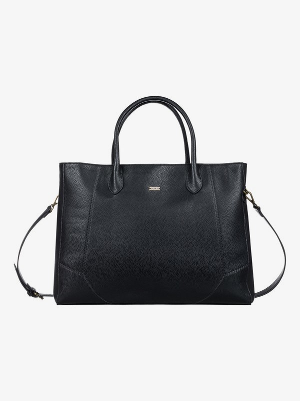 roxy, Good Old Day - Grand sac à main en imitation cuir pour Femme, ANTHRACITE (kvj0) 0 Good Old Day - Grand sac à main en imitation cuir pour Femme Noir ERJBP03980 Roxy