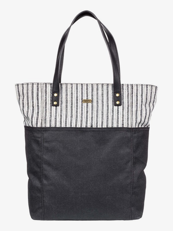 roxy, Never Stop Dreaming Medium Tote Bag, ANTHRACITE (kvj0) 0 Never Stop Dreaming Medium Tote Bag Black ERJBP04017 Roxy