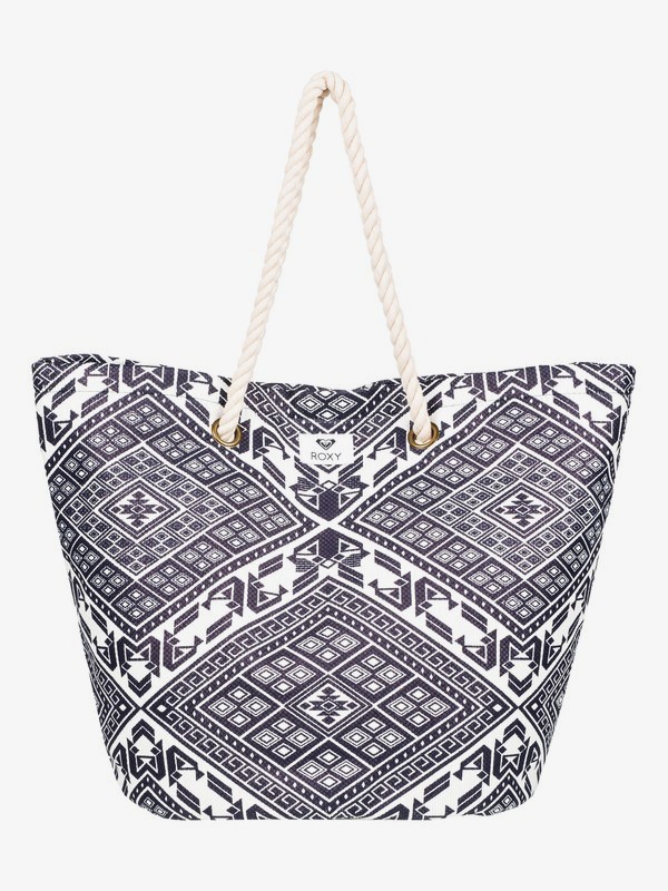 roxy, Sunseeker 30L - Sac de plage en paille, DRESS BLUES (btk0) 0 Sunseeker 30L - Sac de plage en paille Bleu ERJBT03121 Roxy