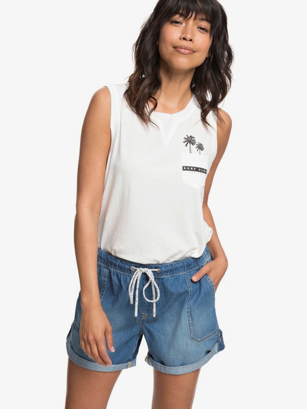 roxy, Arecibo - Short en denim pour Femme, MEDIUM BLUE (bgy0) 0 Arecibo - Short en denim pour Femme ERJDS03191 Roxy