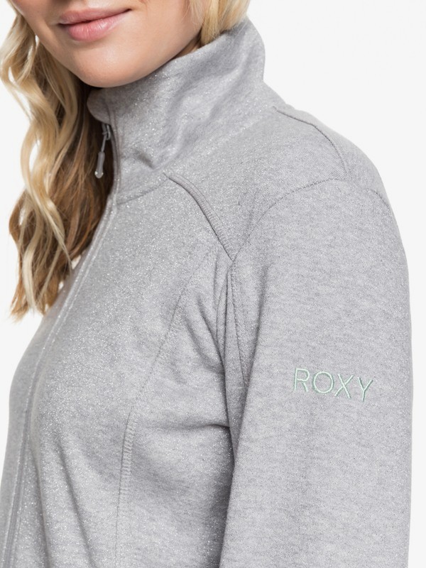 Roxy - Harmony Shimmer - Fleece met Col en Rits voor Dames