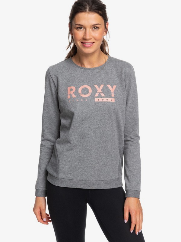 roxy, Redblood Sunset - Sudadera para Mujer, CHARCOAL HEATHER (kte1) 0 Redblood Sunset - Sudadera para Mujer Negro ERJFT04050 Roxy