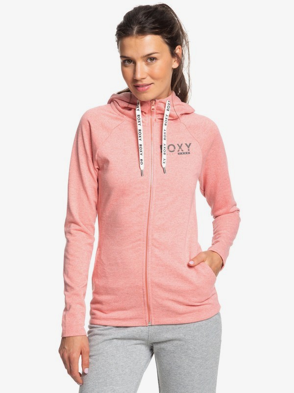 roxy, Soul Searcher A - Zip-Up Hoodie for Women, ROSETTE HEATHER (mhwh) 0 Soul Searcher A - Zip-Up Hoodie for Women Pink ERJFT04089 Roxy