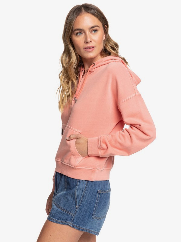 Girls Who Slide - Half-Snap Hoodie 3613375130042 | Roxy