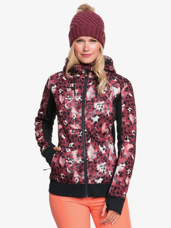 Roxy - Frost Printed - Technische Hoodie met Rits voor Dames