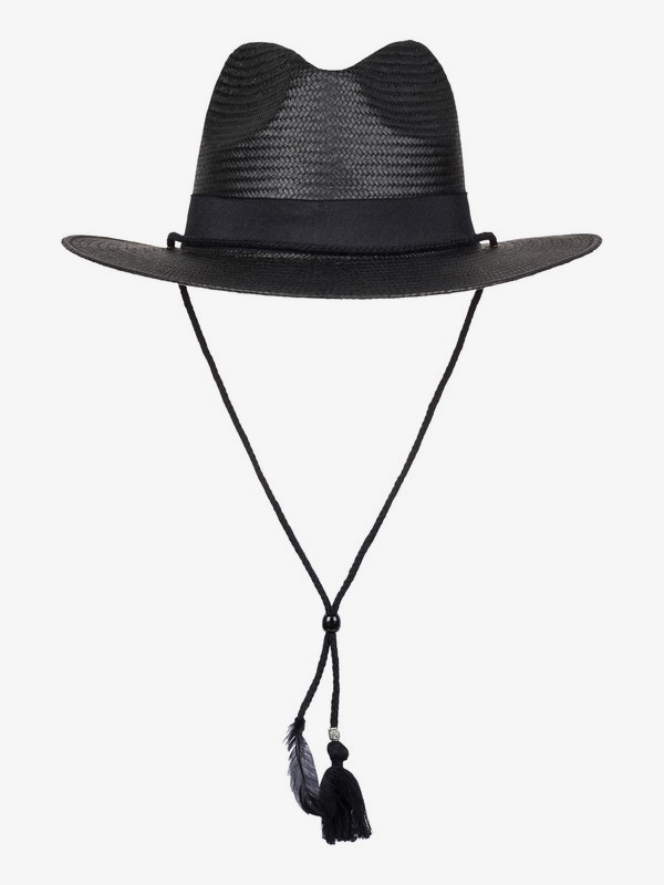 roxy, California Feeling Straw Panama Hat, ANTHRACITE (kvj0) 0 California Feeling Straw Panama Hat Black ERJHA03224 Roxy