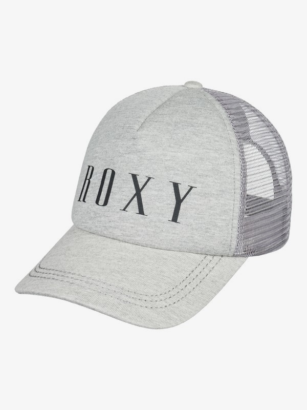 roxy, Truckin Color Trucker Hat, HERITAGE HEATHER (sgrh) 0 Truckin Color Trucker Hat Grey ERJHA03483 Roxy