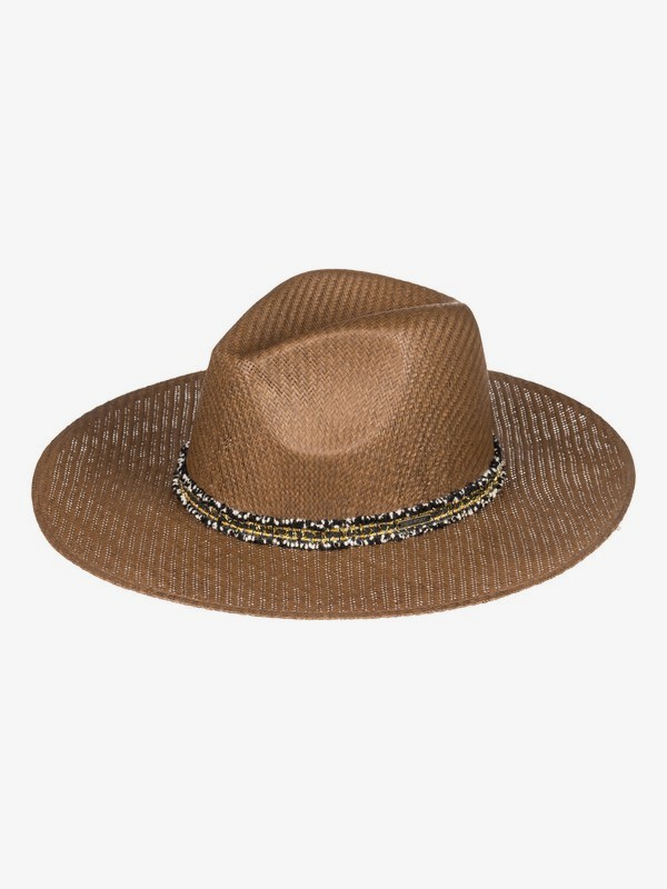 roxy, Here We Go - Chapeau en paille pour Femme, BROWN (ctk0) 0 Here We Go - Chapeau en paille pour Femme Marron ERJHA03526 Roxy