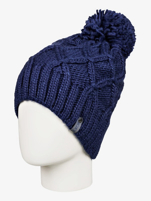 roxy, Winter - Gorro con Pompón para Mujer, MEDIEVAL BLUE (bte0) 0 Winter - Gorro con Pompón para Mujer Azul ERJHA03556 Roxy