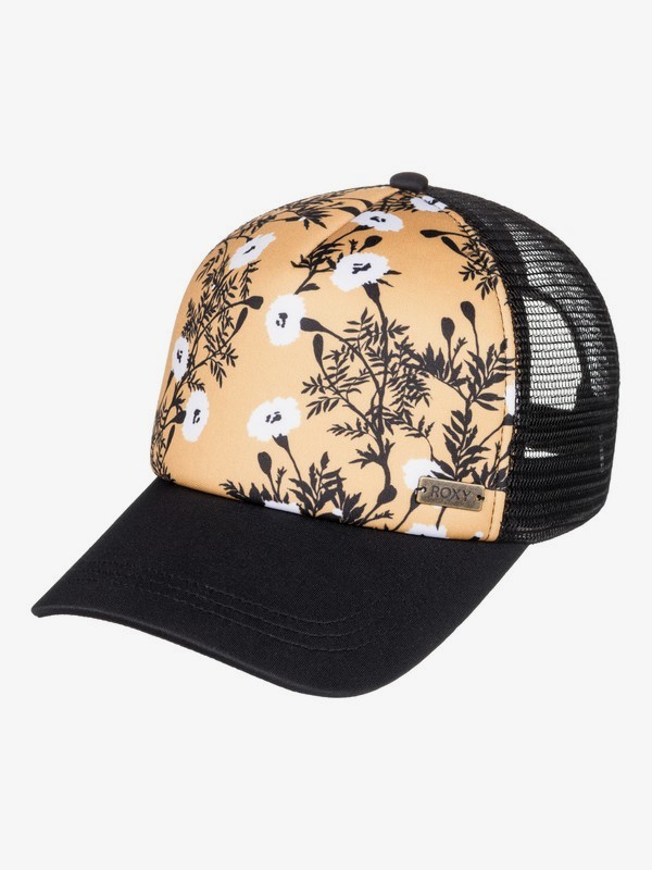 roxy, Water Come Down Trucker Hat, HONEY GOLD HONEY (yjy6) 0 Water Come Down Trucker Hat Yellow ERJHA03649 Roxy