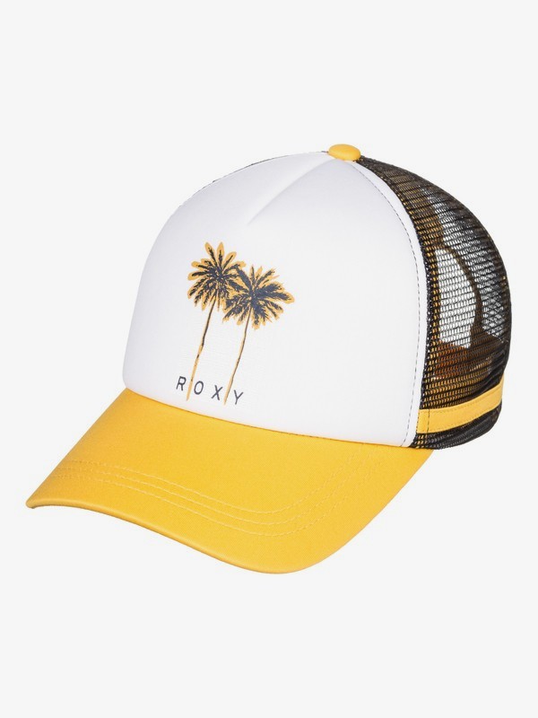 roxy, Dig This Trucker Hat, HONEY GOLD (yjy0) 0 Dig This Trucker Hat Yellow ERJHA03650 Roxy