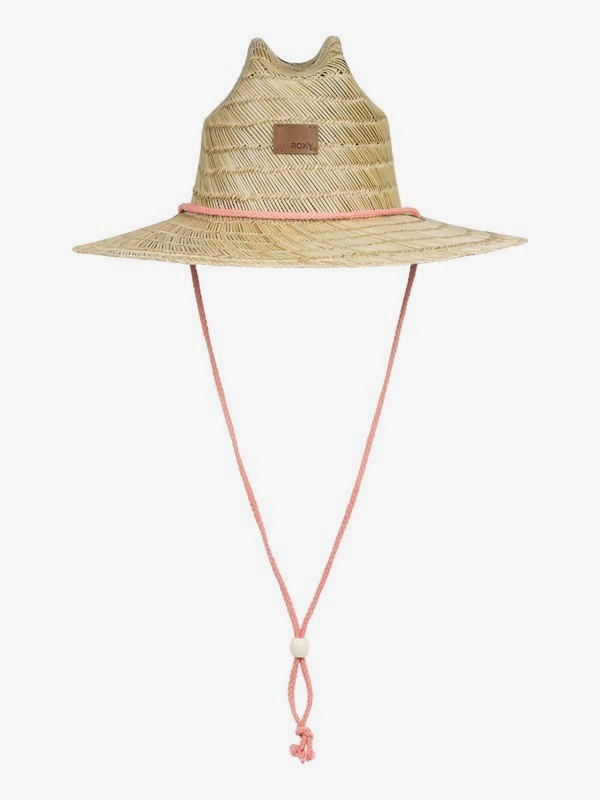 roxy, Pretty Smiles Straw Sun Hat, CANYON CLAY (mjr0) 0 Pretty Smiles Straw Sun Hat Pink ERJHA03658 Roxy