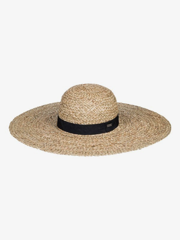 roxy, For Your Beloved Straw Sun Hat, NATURAL (yef0) 0 For Your Beloved Straw Sun Hat Yellow ERJHA03663 Roxy