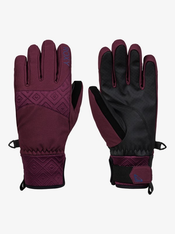 roxy, Big Bear - Guantes para Snowboard/Esquí para Mujer, GRAPE WINE (psf0) 0 Big Bear - Guantes para Snowboard/Esquí para Mujer Violeta ERJHN03127 Roxy