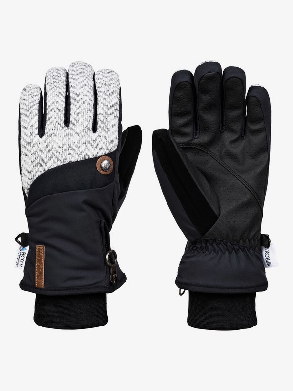 roxy, Nymeria HydroSmart Snowboard/Ski Gloves, TRUE BLACK (kvj0) 0 Nymeria HydroSmart Snowboard/Ski Gloves Black ERJHN03128 Roxy