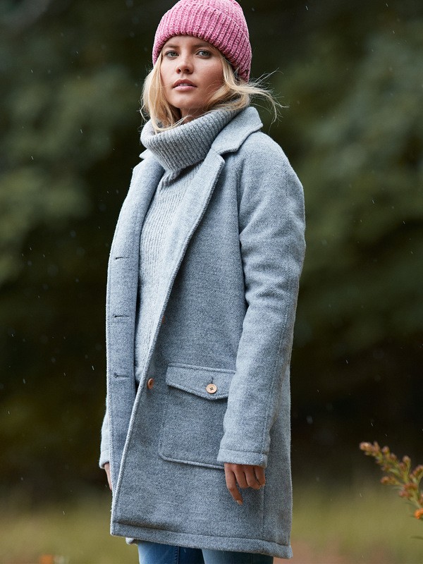 Destiny Rules - Wool Blend Coat for Women | Roxy