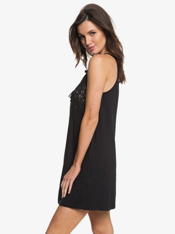 roxy, Enchanted Island - Riemchenkleid für Frauen, ANTHRACITE (kvj0) 0 Enchanted Island - Riemchenkleid für Frauen Schwarz ERJKD03164 Roxy