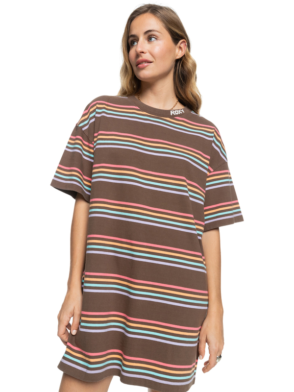 Roxy - Play It Back - Oversized T-Shirt Dress for Women