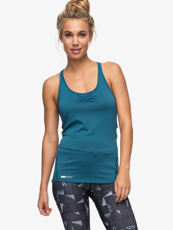 roxy, Wild Soul - T shirt de sport pour Femme, BLUE CORAL (brs0) 0 Wild Soul - T shirt de sport pour Femme Bleu ERJKT03292 Roxy