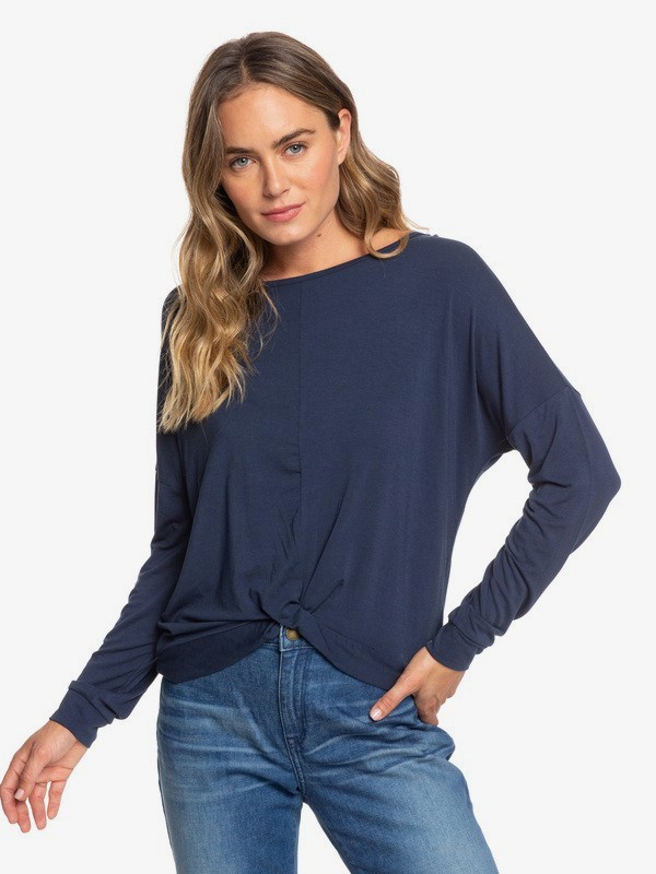 roxy, Billow Water Long Sleeve Top, MOOD INDIGO (bsp0) 0 Billow Water Long Sleeve Top Blue ERJKT03601 Roxy