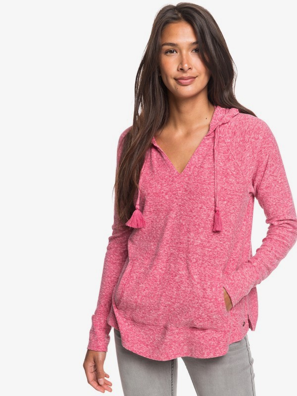 Roxy - Long Night - Top met Lange Mouw en Capuchon voor Dames