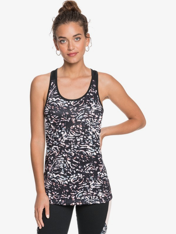 Roxy - Head In Clouds - Korte Sportieve Top voor Dames