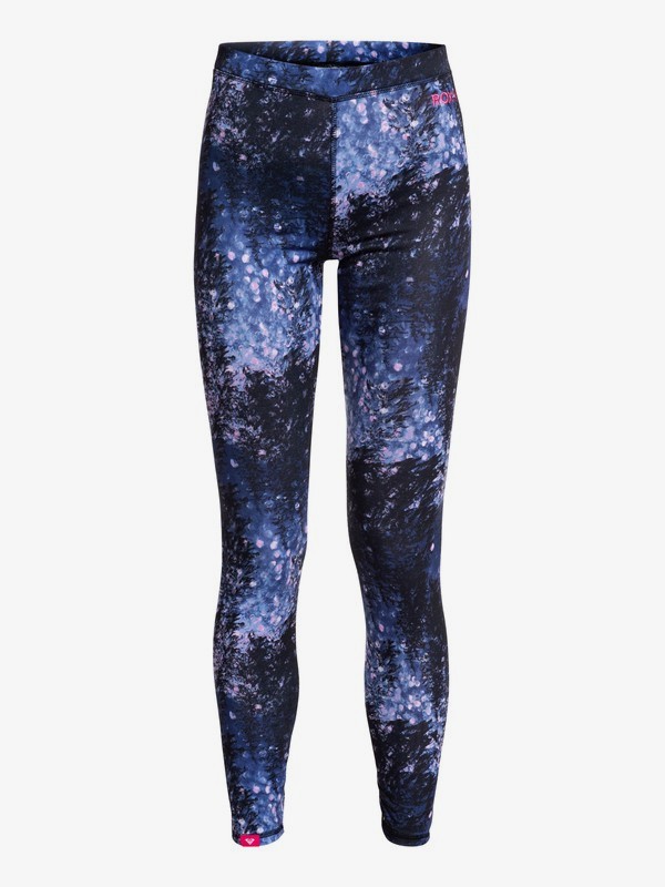 roxy, Daybreak - Legging technique pour Femme, MEDIEVAL BLUE SPARKLES (bte2) 0 Daybreak - Legging technique pour Femme Bleu ERJLW03010 Roxy