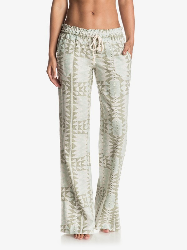 printed beach trousers