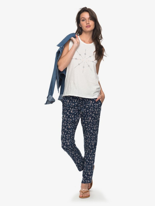 roxy, Bimini - Pantalon léger pour Femme, DRESS BLUES BEYOND WAY SMALL (btk9) 0 Bimini - Pantalon léger pour Femme Bleu ERJNP03157 Roxy