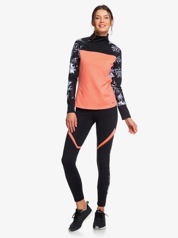roxy, Lead By The Slopes - Legging technique pour Femme, TRUE BLACK FULL BICOLYS (xkww) 0 Lead By The Slopes - Legging technique pour Femme Multicouleurs ERJNP03260 Roxy