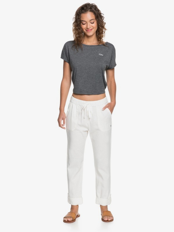 roxy linen pants
