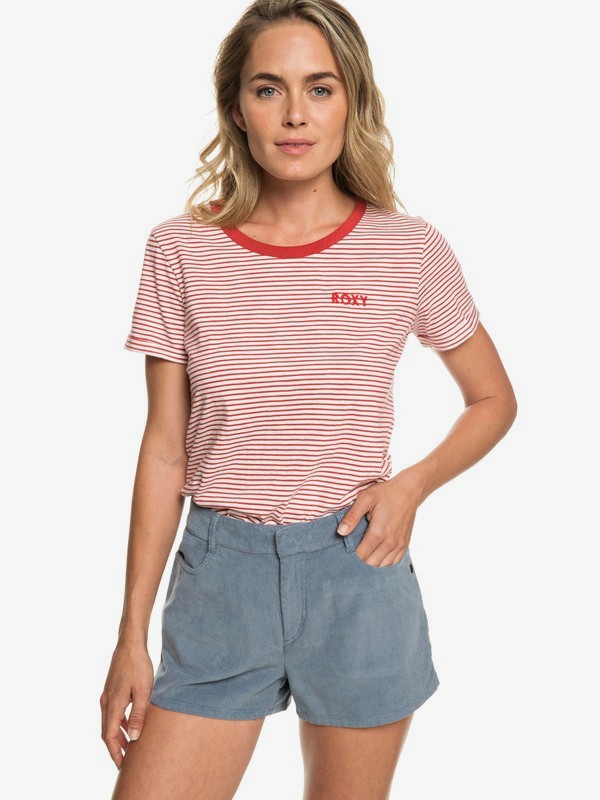 roxy, Boy Rules - Short de Pana con Cintura Alta para Mujer, BLUE MIRAGE (bmk0) 0 Boy Rules - Short de Pana con Cintura Alta para Mujer Azul ERJNS03208 Roxy