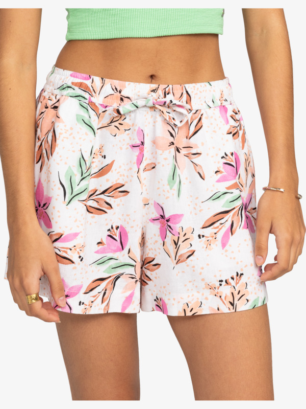 Roxy - Lekeitio Break - Elasticated Waist Beach Shorts for Women