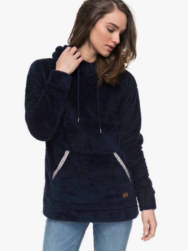 fluffy fleece hoodie