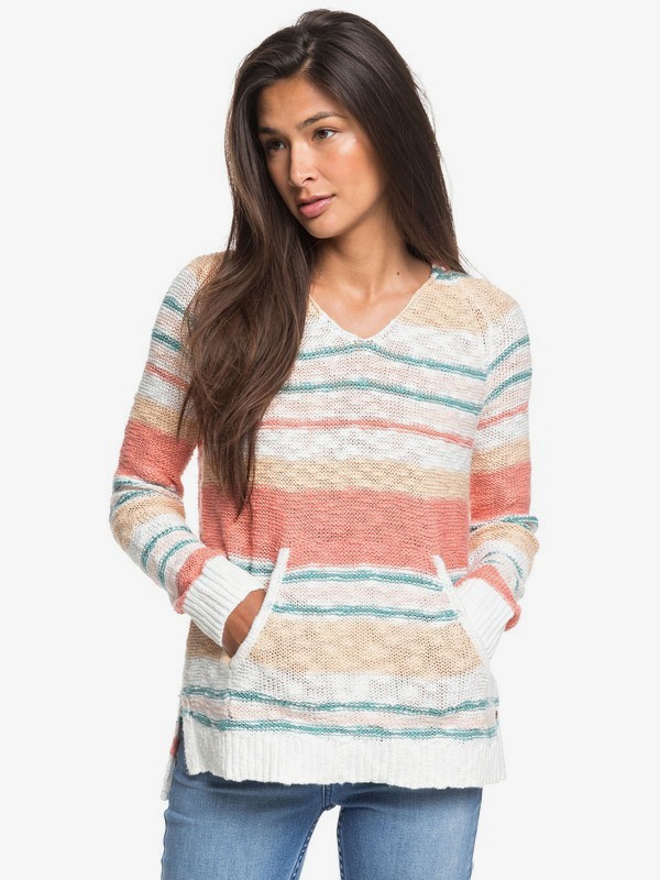 hooded poncho sweater