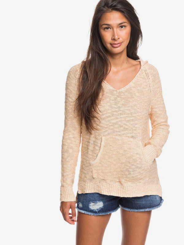 hooded poncho sweater