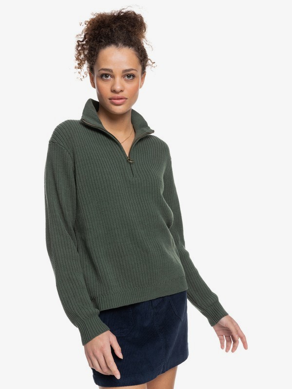 Sunset Reflection - Polo Neck Jumper for Women  ERJSW03476