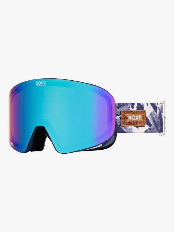 roxy, Feelin - Máscara para Snowboard/Esquí para Mujer, MID DENIM BLEACHED FLOWERS (bng2) 0 Feelin - Máscara para Snowboard/Esquí para Mujer Azul ERJTG03091 Roxy