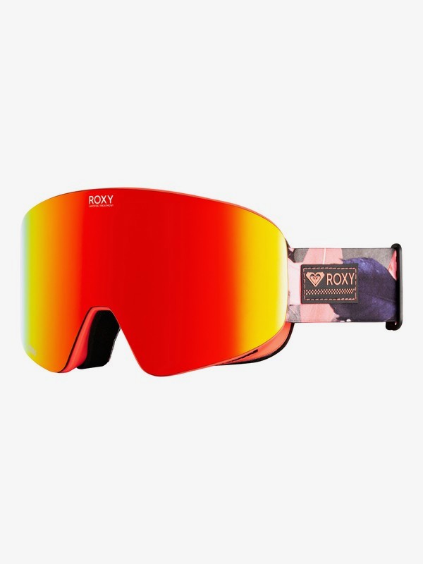 roxy, Feelin - Máscara para Snowboard/Esquí para Mujer, LIVING CORAL PLUMES (mjl1) 0 Feelin - Máscara para Snowboard/Esquí para Mujer Rosa ERJTG03091 Roxy