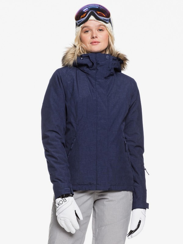 roxy, Jet Ski - Chaqueta para Nieve para Mujer, MEDIEVAL BLUE (bte0) 0 Jet Ski - Chaqueta para Nieve para Mujer Azul ERJTJ03206 Roxy