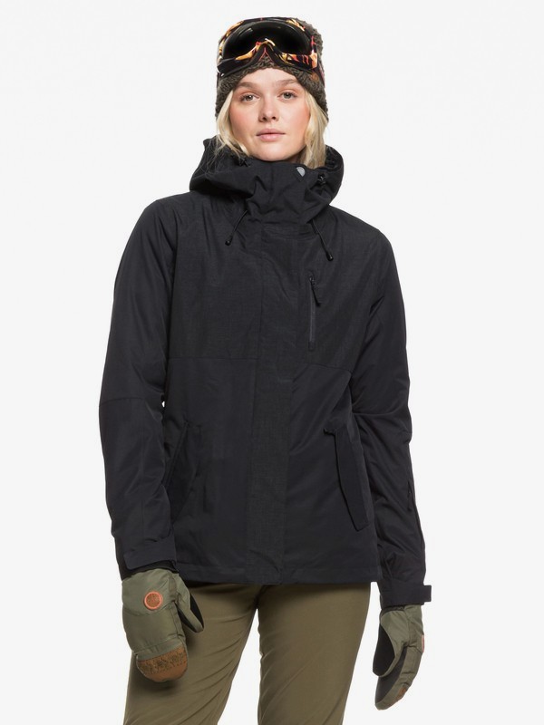 roxy, ROXY Jetty 3-in-1 Snow Jacket, TRUE BLACK (kvj0) 0 ROXY Jetty 3-in-1 Snow Jacket Black ERJTJ03231 Roxy