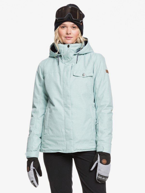 roxy, Billie - Chaqueta para Nieve para Mujer, HARBOR GRAY (bfr0) 0 Billie - Chaqueta para Nieve para Mujer Azul ERJTJ03235 Roxy