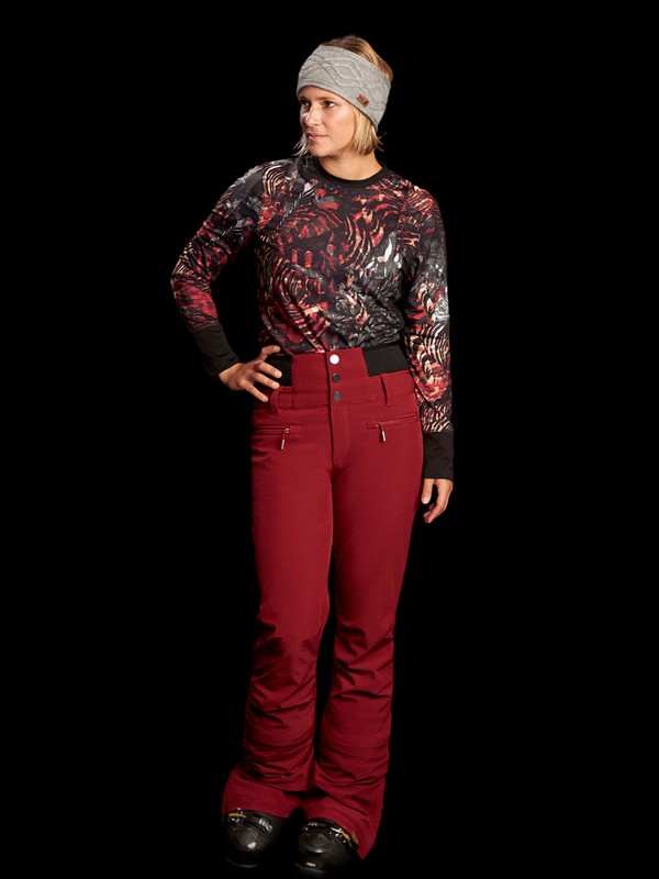 roxy, Rising High - Shell Snow Pants for Women, BEET RED (rrv0) 0 Rising High - Shell Snow Pants for Women Red ERJTP03067 Roxy