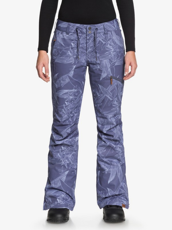 roxy nadia snowboard pants silver pink