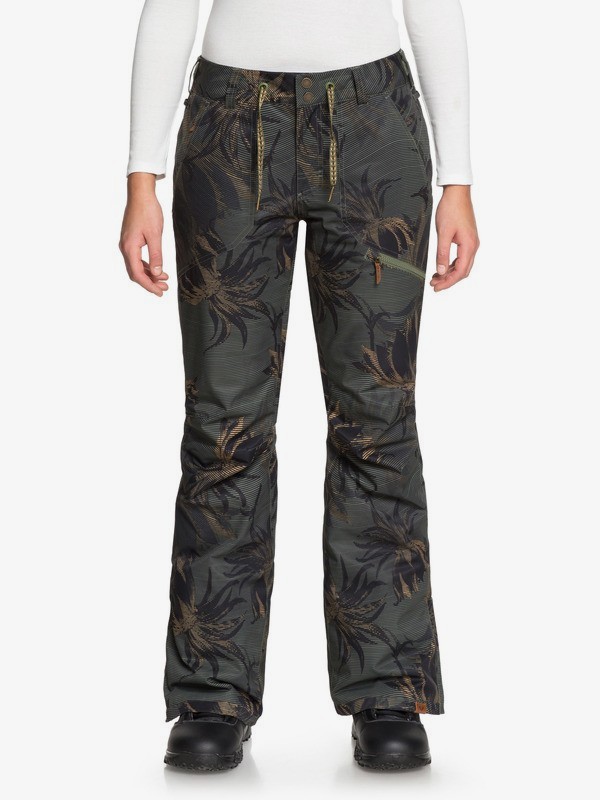 roxy nadia snowboard pants silver pink