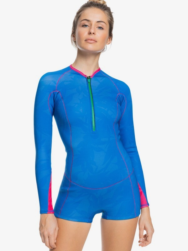 Roxy - 1.5mm POP Surf - Springsuit met Lange mouwen en Voorrits voor Dames