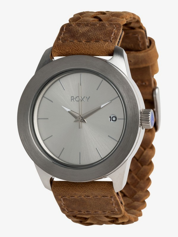 roxy, Kai Leather - Analoge Uhr für Frauen, SILVER (sja0) 0 Kai Leather - Analoge Uhr für Frauen Grau ERJWA03009 Roxy
